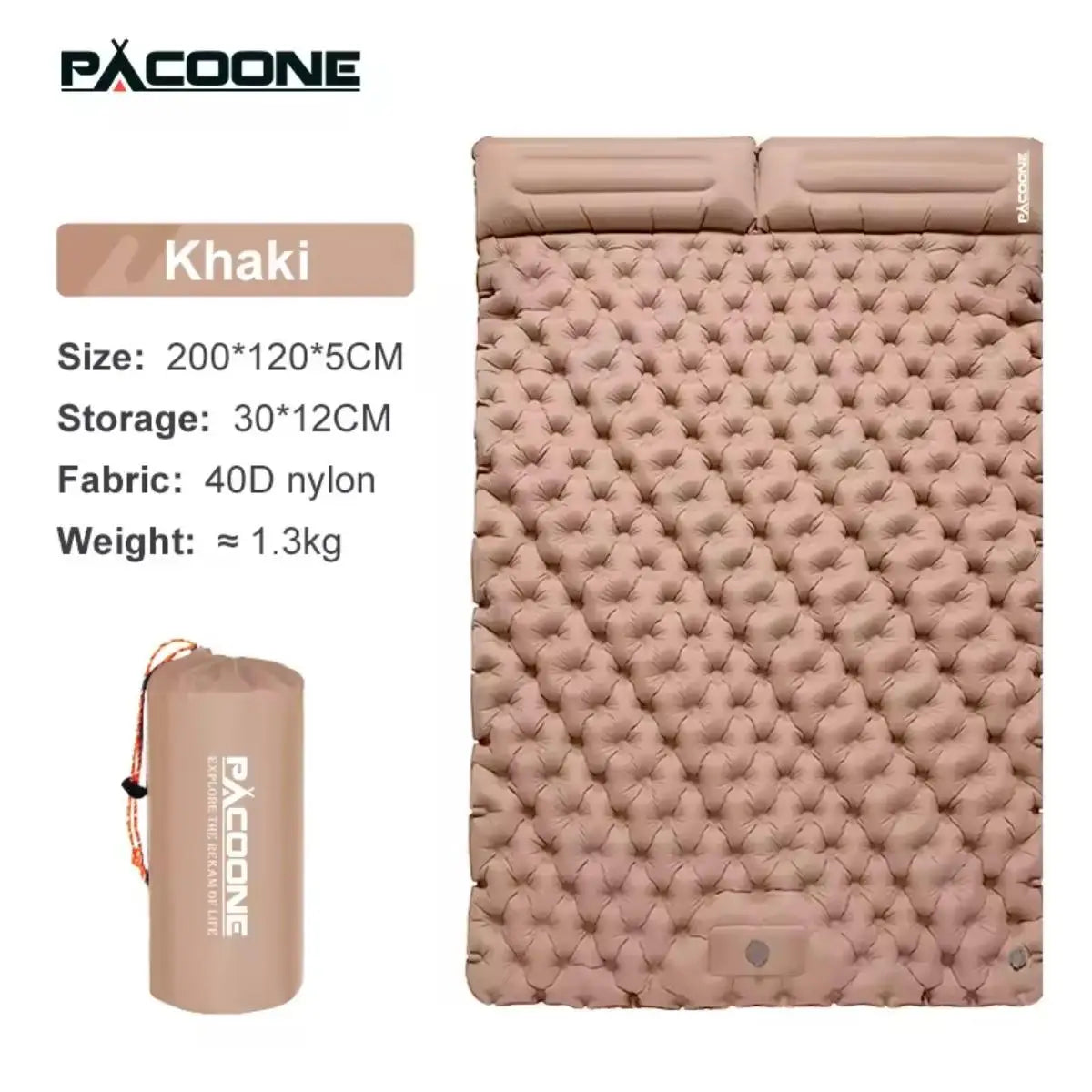 Foldable Outdoor Camping Inflatable Mattress For Indoor And Outdoor Sleep