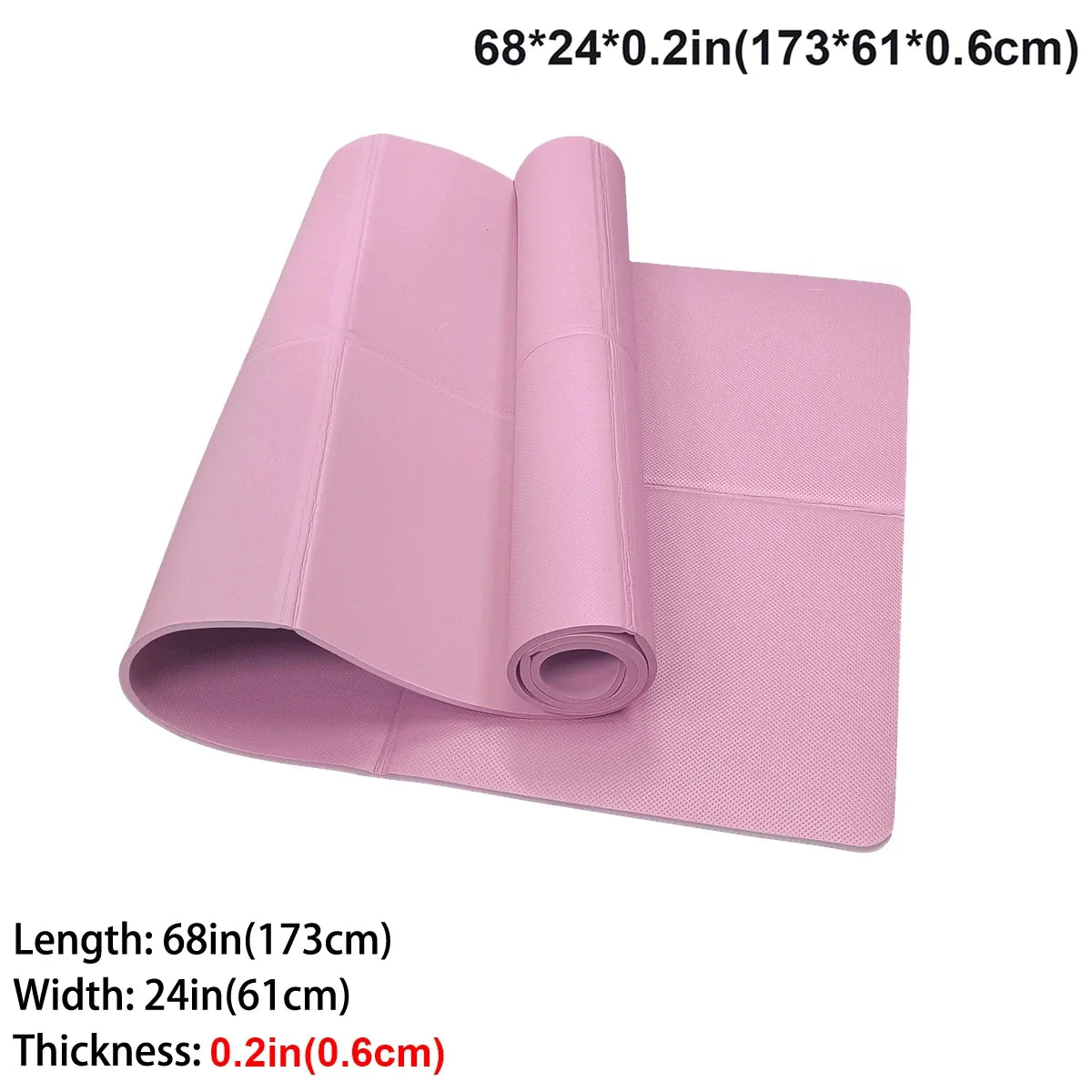 Foldable Eco Friendly EVA Yoga Mat For Travel And Workouts