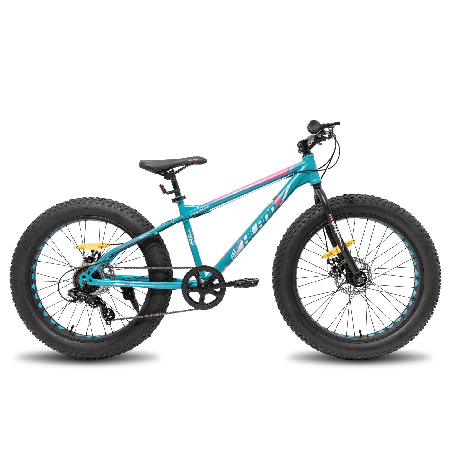Hiland Kids Fat Tire Mountain Bike With Shimano Disc Brakes