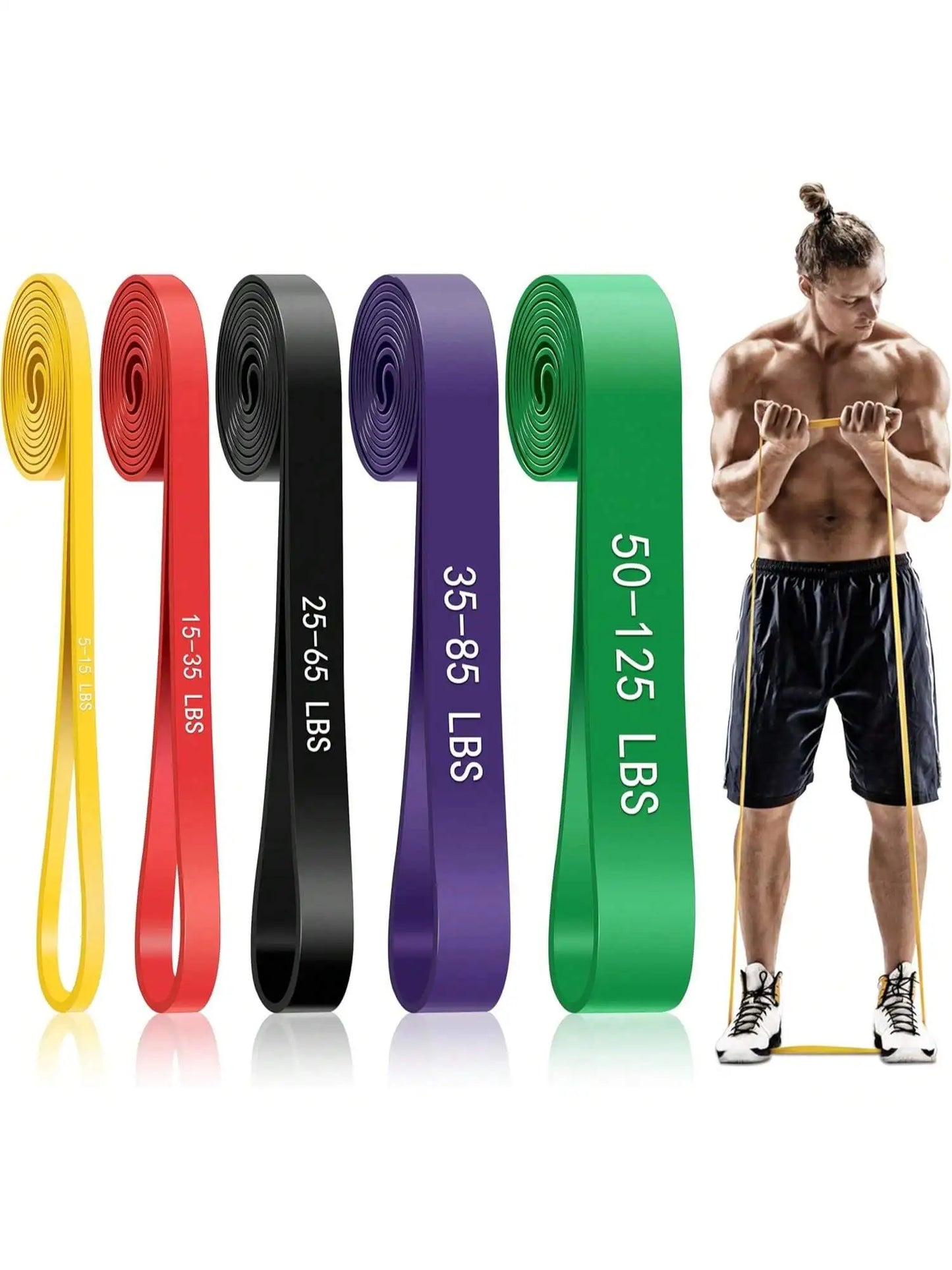 Multifunctional Resistance Bands Set For Full Body Workout