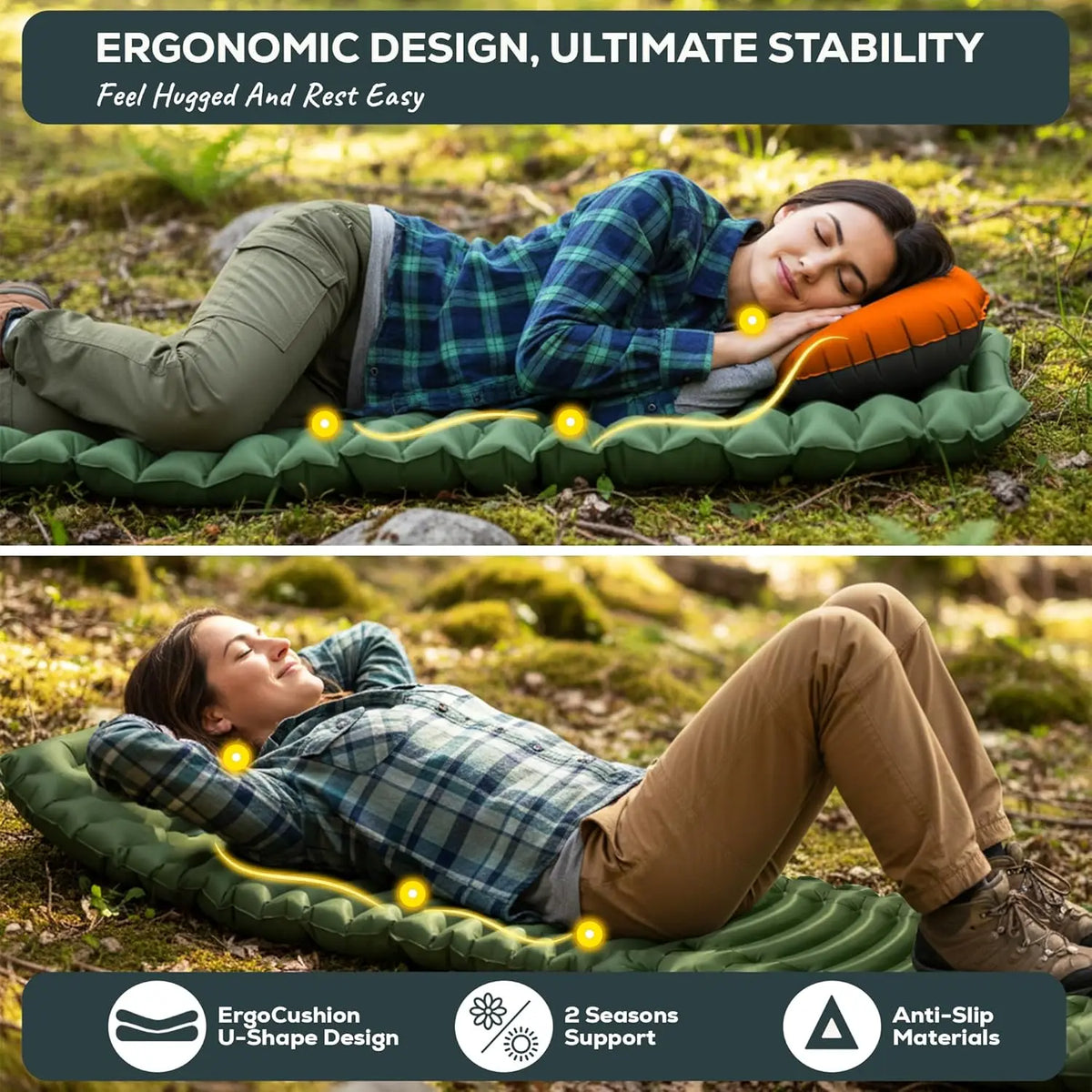 Gear Doctors Ether Ultralight Camping Sleeping Pad For Backpacking