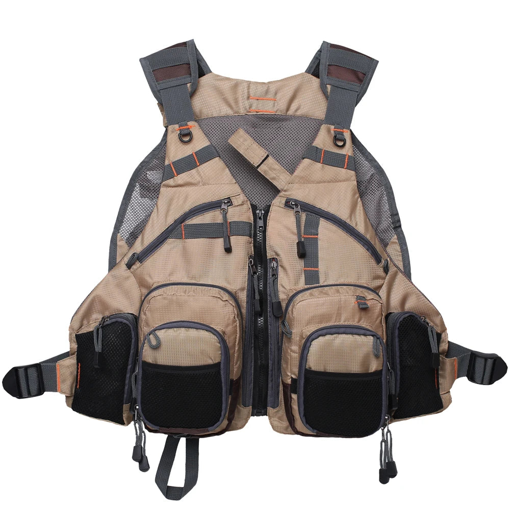 Kylebooker Breathable Fly Fishing Vest For Men And Women, Adjustable With Pockets