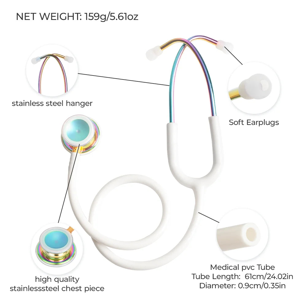 XceeFit Stethoscope Cardiology Single Head Doctor Medical Device