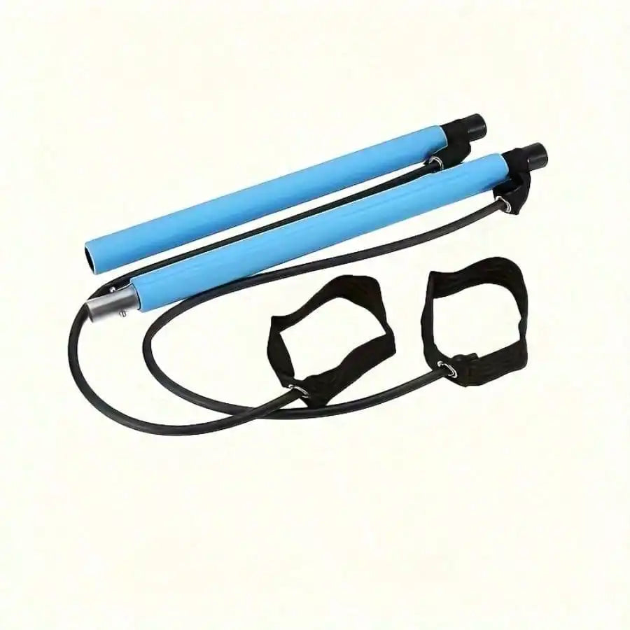 Pilates Bar Accessories With Colorful Resistance Bands For Home Gyms