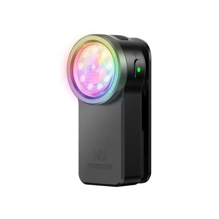 Wurkkos HD03 USB Rechargeable Clip Light, RGB Spotlight Torch