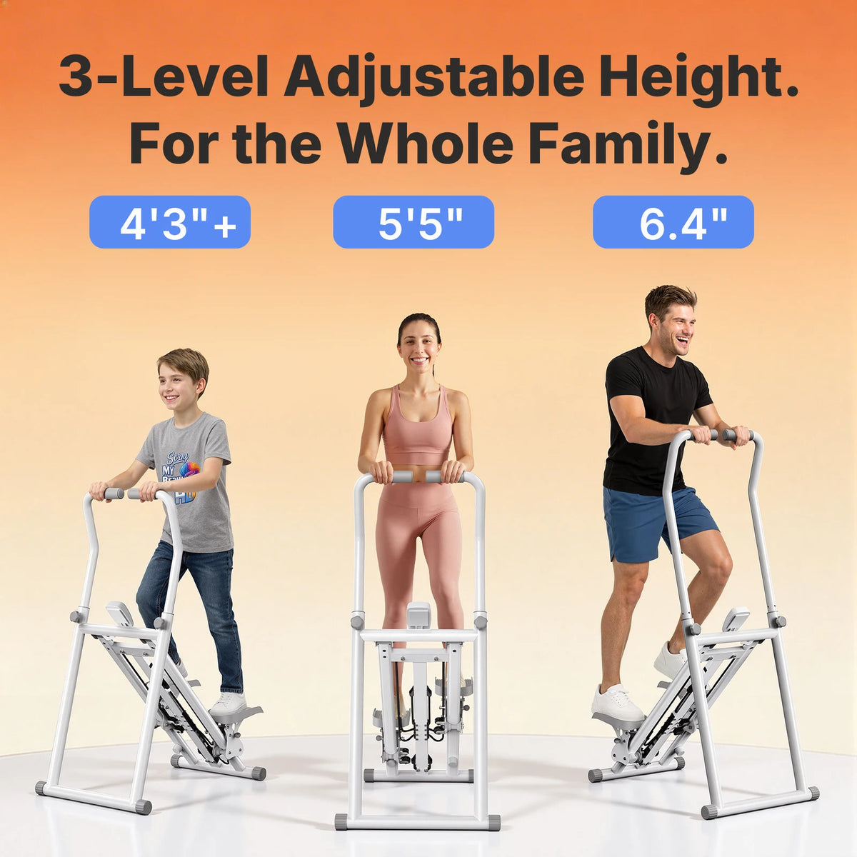 Merach Foldable Stair Stepper Vertical Climber Home Gym Cardio Machine