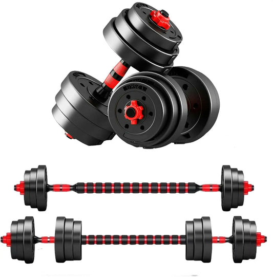 44 Lbs Adjustable Dumbbell Set For Home Gym And Strength