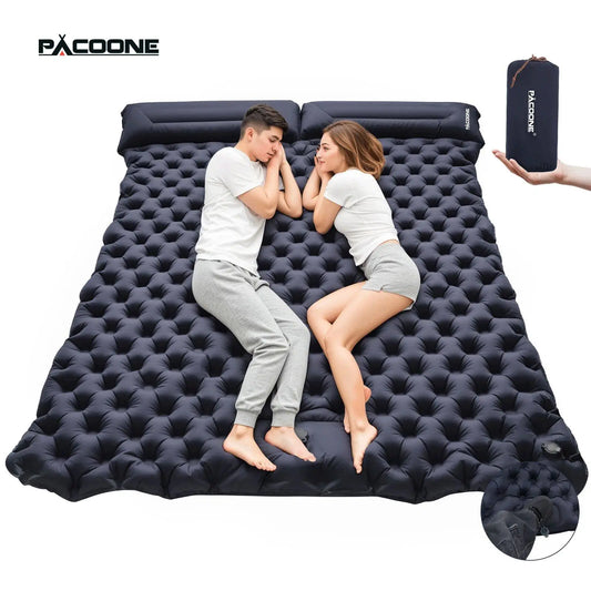 Foldable Outdoor Inflatable Mattress for Camping and Indoor Use