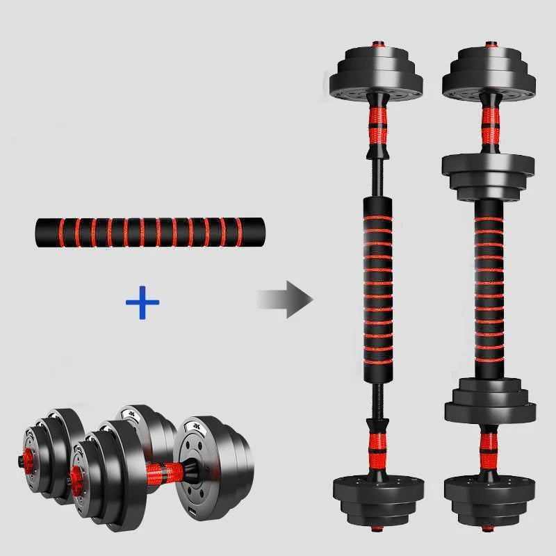 Adjustable Dumbbell Barbell Set For Home Gym