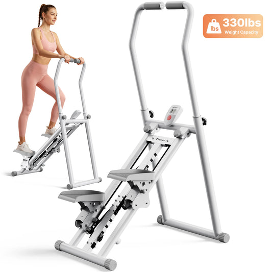 Merach Foldable Stair Stepper Vertical Climber Home Gym Cardio Machine