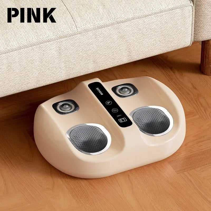 Mini Finger Foot Massager With Hot Compress And Vibration