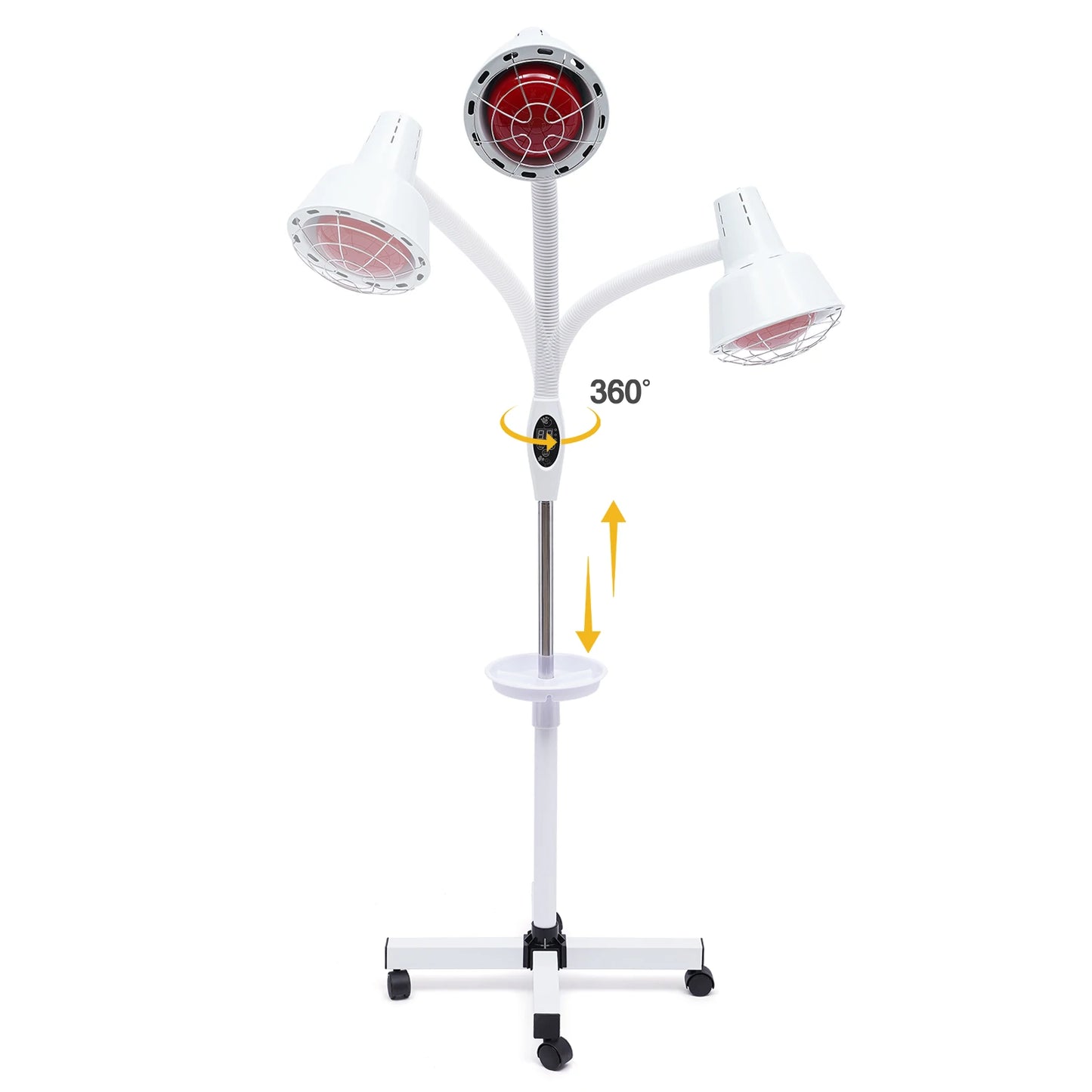 Bymaocar 275W Infrared Heat Lamp Flexible Arm For Joint Relief