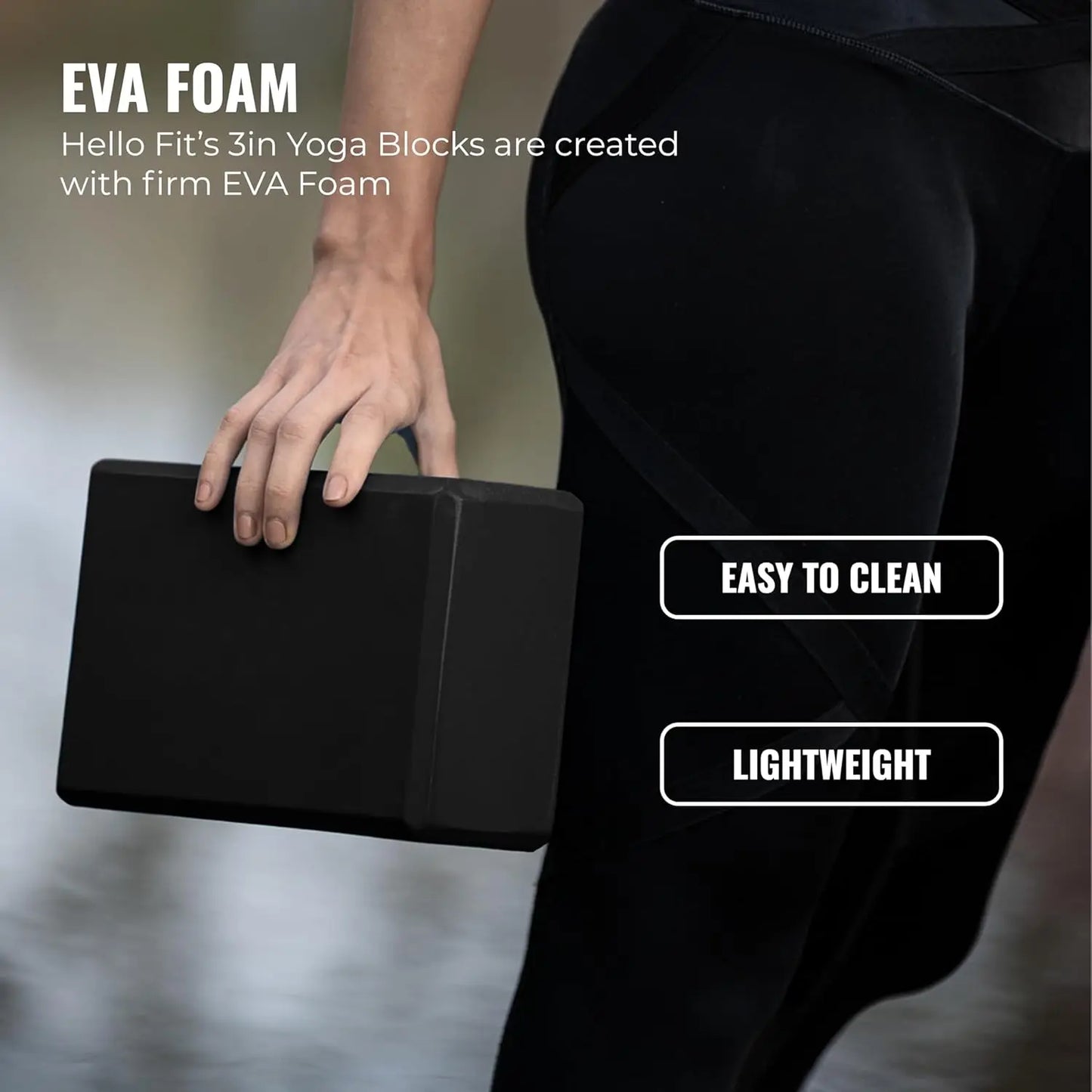 EVA Foam Yoga Blocks 10 Pack For Stretching And Balance