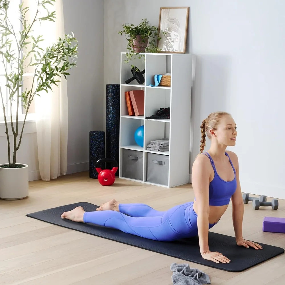 Extra Thick NBR Yoga Mat With Carrying Strap Non Slip