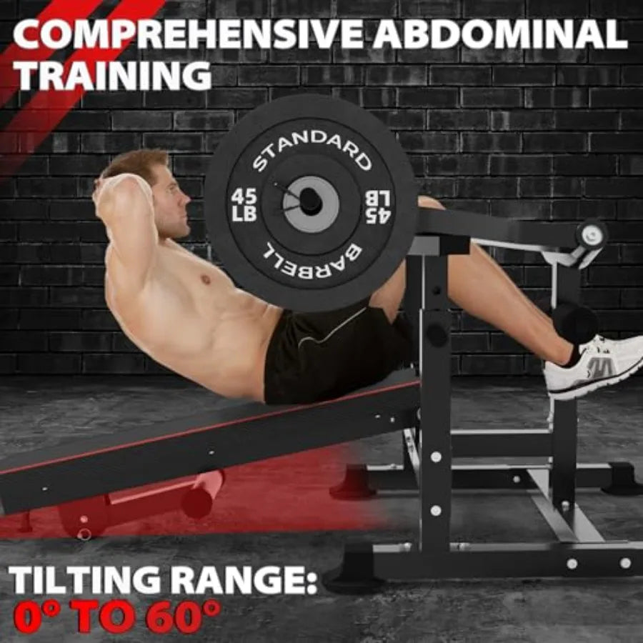 Adjustable Chest Press Bench With Independent Converging Arms