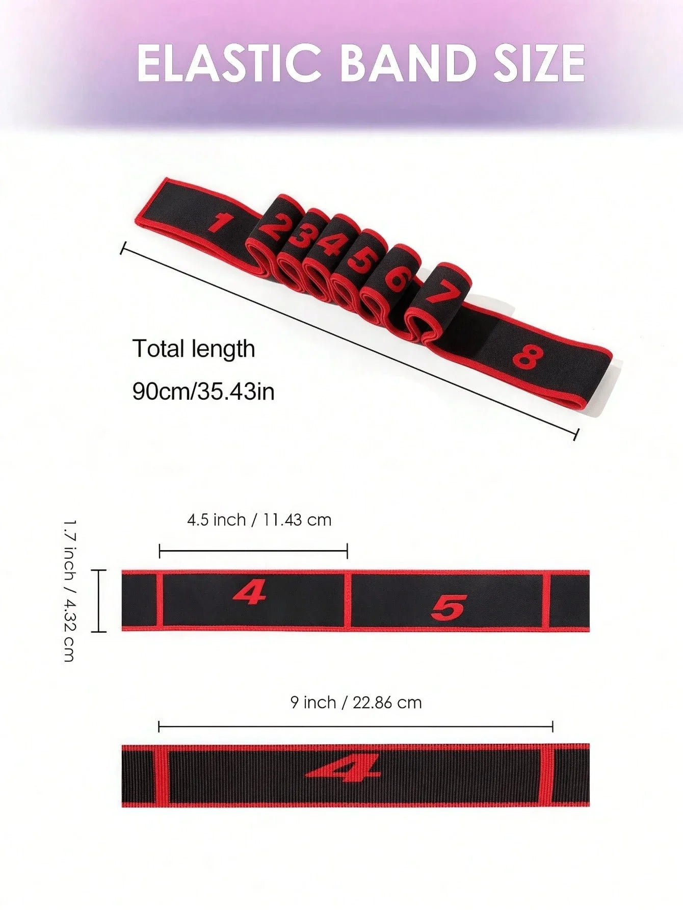 Yoga Elastic Band for Stretching and Fitness Resistance Band