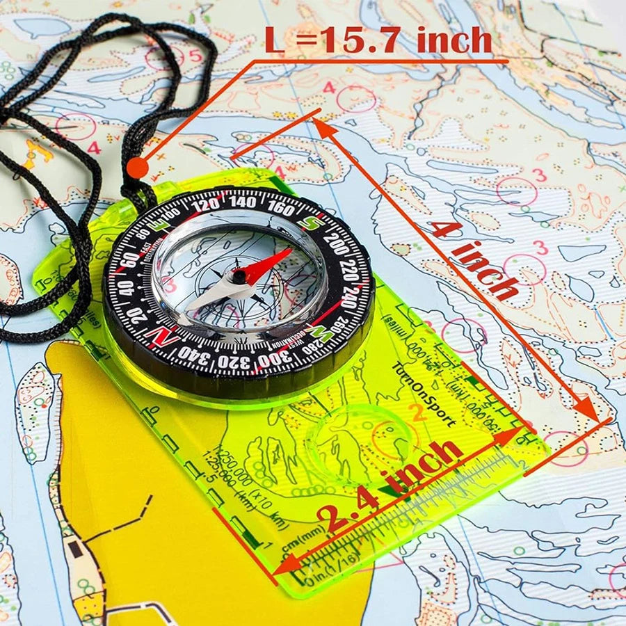 Professional Waterproof Camping Compass for Outdoor Navigation