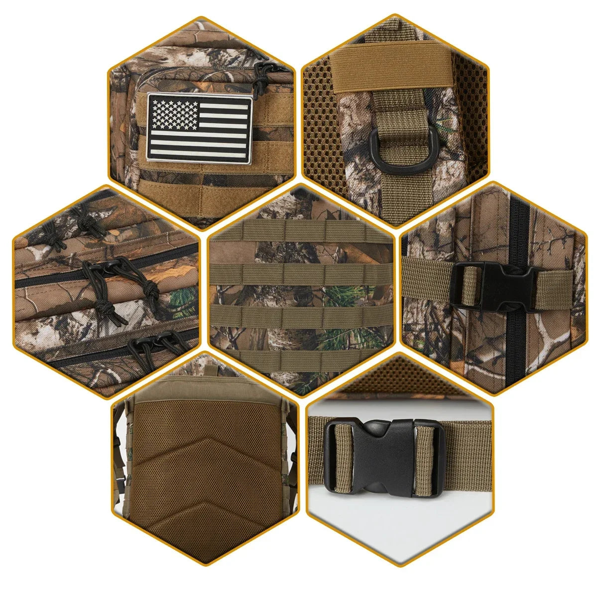 ReFire Gear Outdoor Tactical Backpack For Hunting And Hiking