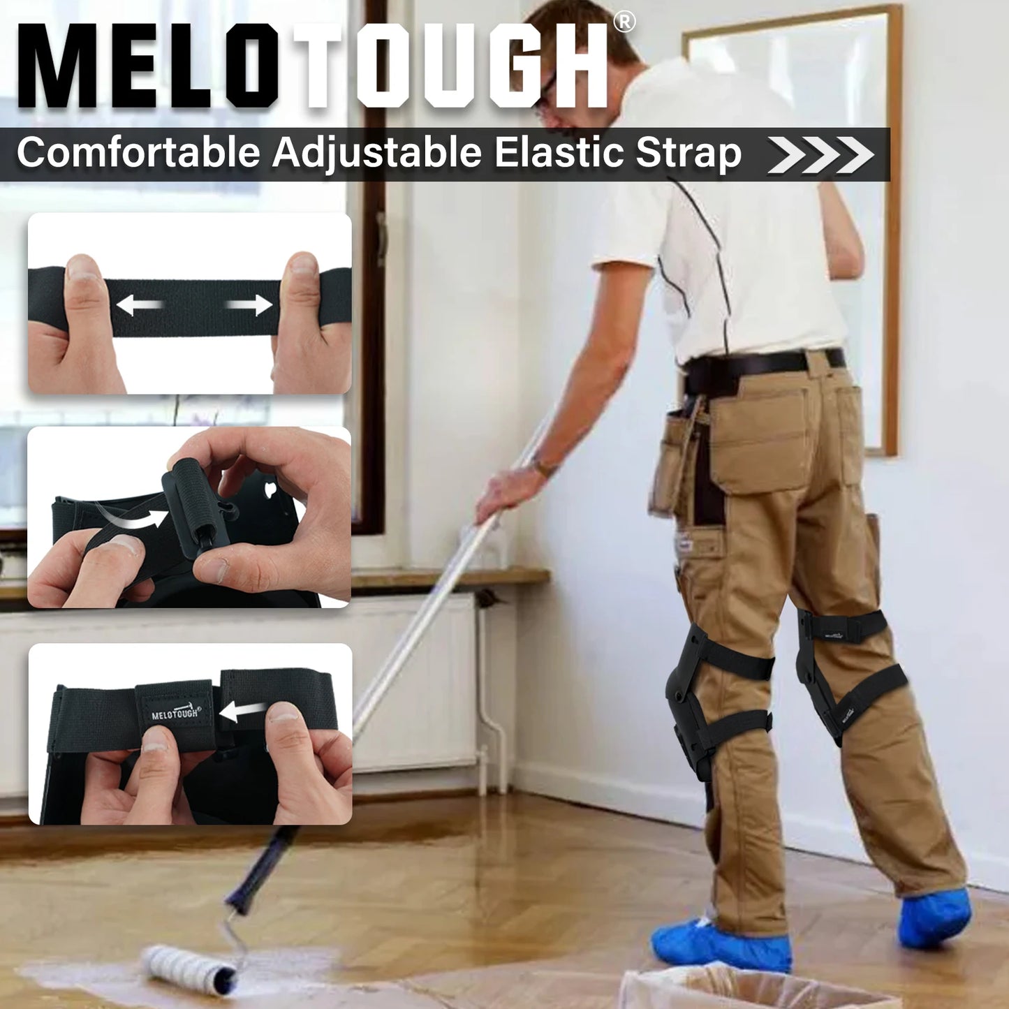 Knee Pads For Work And Construction Non Slip Comfortable Flooring