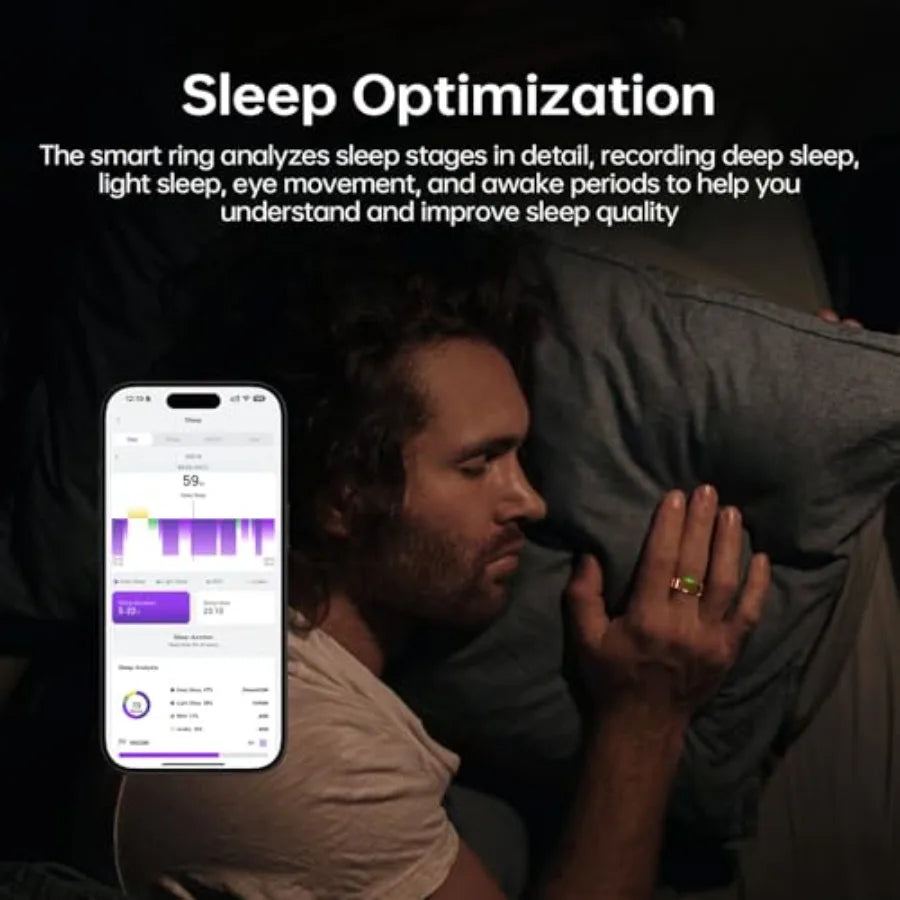 3 Pro Smart Ring Fitness Tracker With Blood Pressure Monitoring