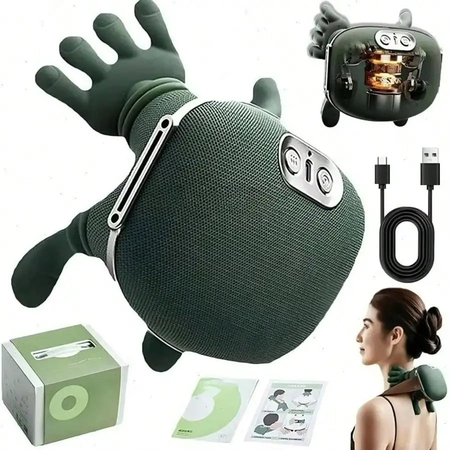 Advanced 4D Shiatsu Neck And Shoulder Massager With Heat Wireless