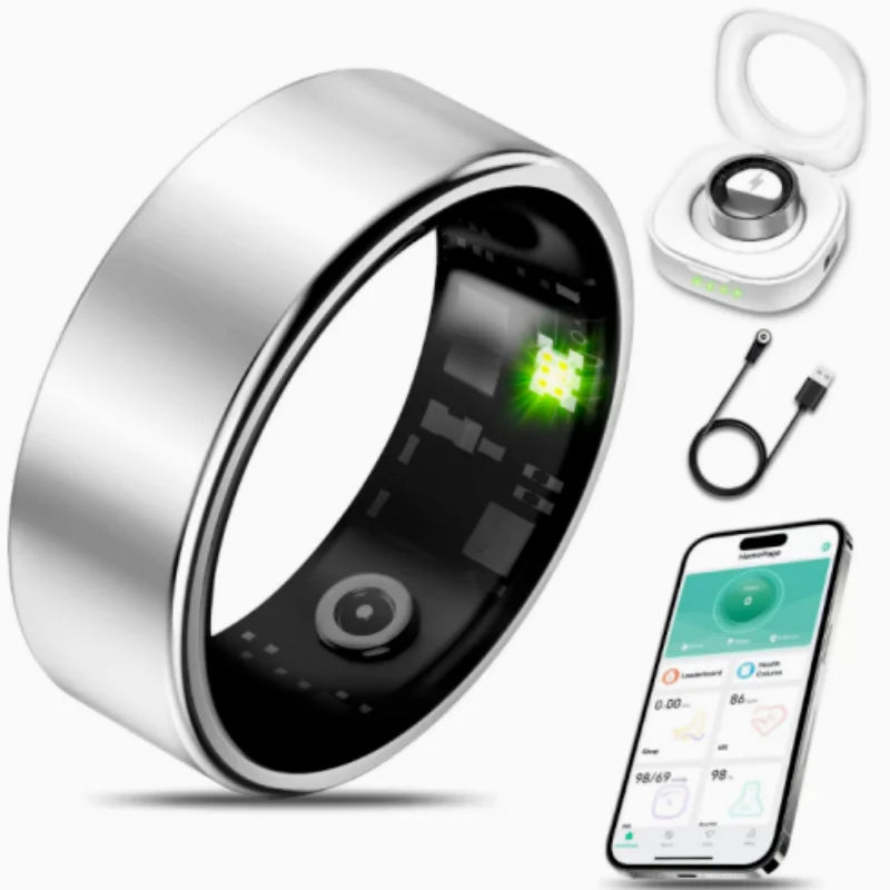Smart Ring R09 Health Monitor With Multi-Sport Mode Skin Temperature