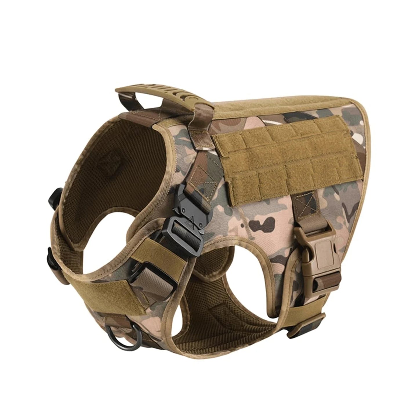PETRAVEL Tactical Dog Harness Leash Molle Pouches