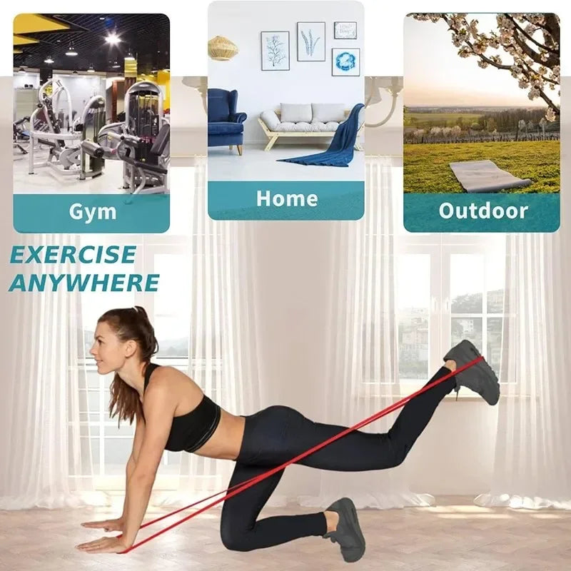 Resistance Bands Set For Home Gym Training And Fitness