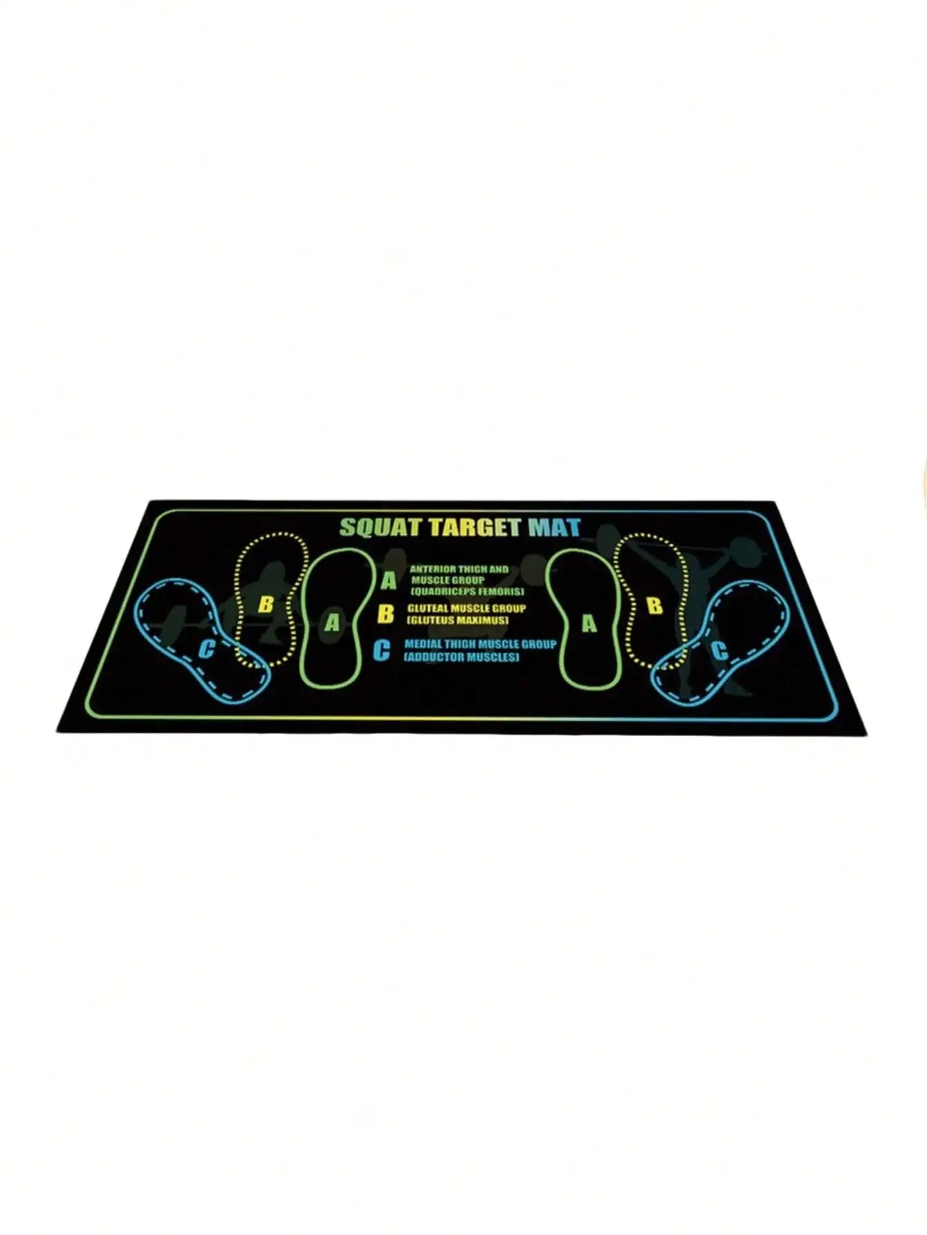 Silicone Non Slip Yoga Mat For Home Workouts And Squat Training