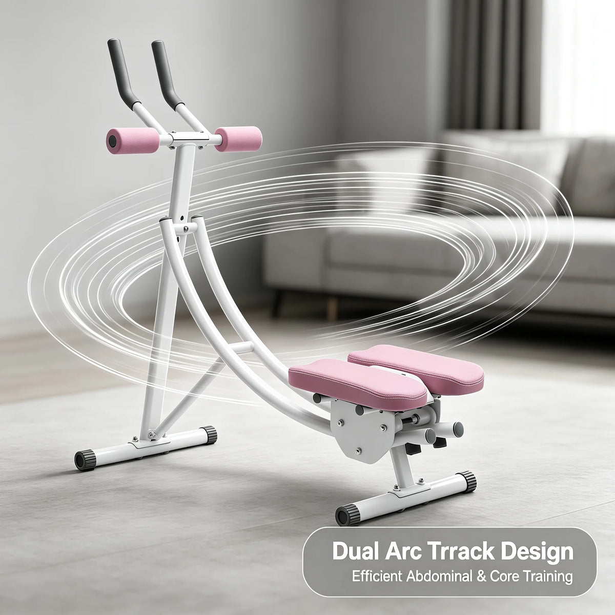 Adjustable Foldable Ab Trainer With Led Display For Home Gym