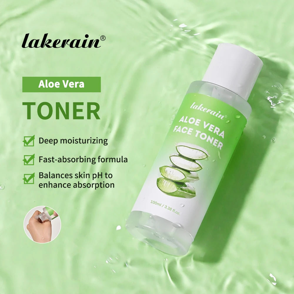 Lakerain Aloe Vera Skin Care Set Deep Hydration Kit