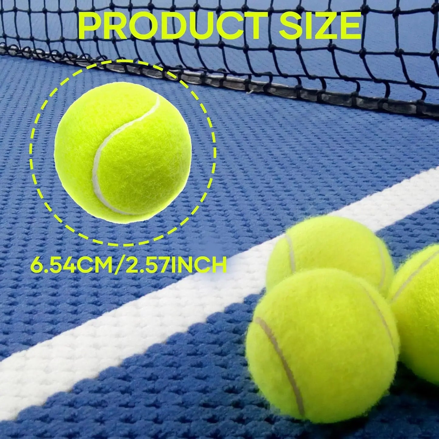 Tennis Balls Bucket 38 Pack For Training And Practice