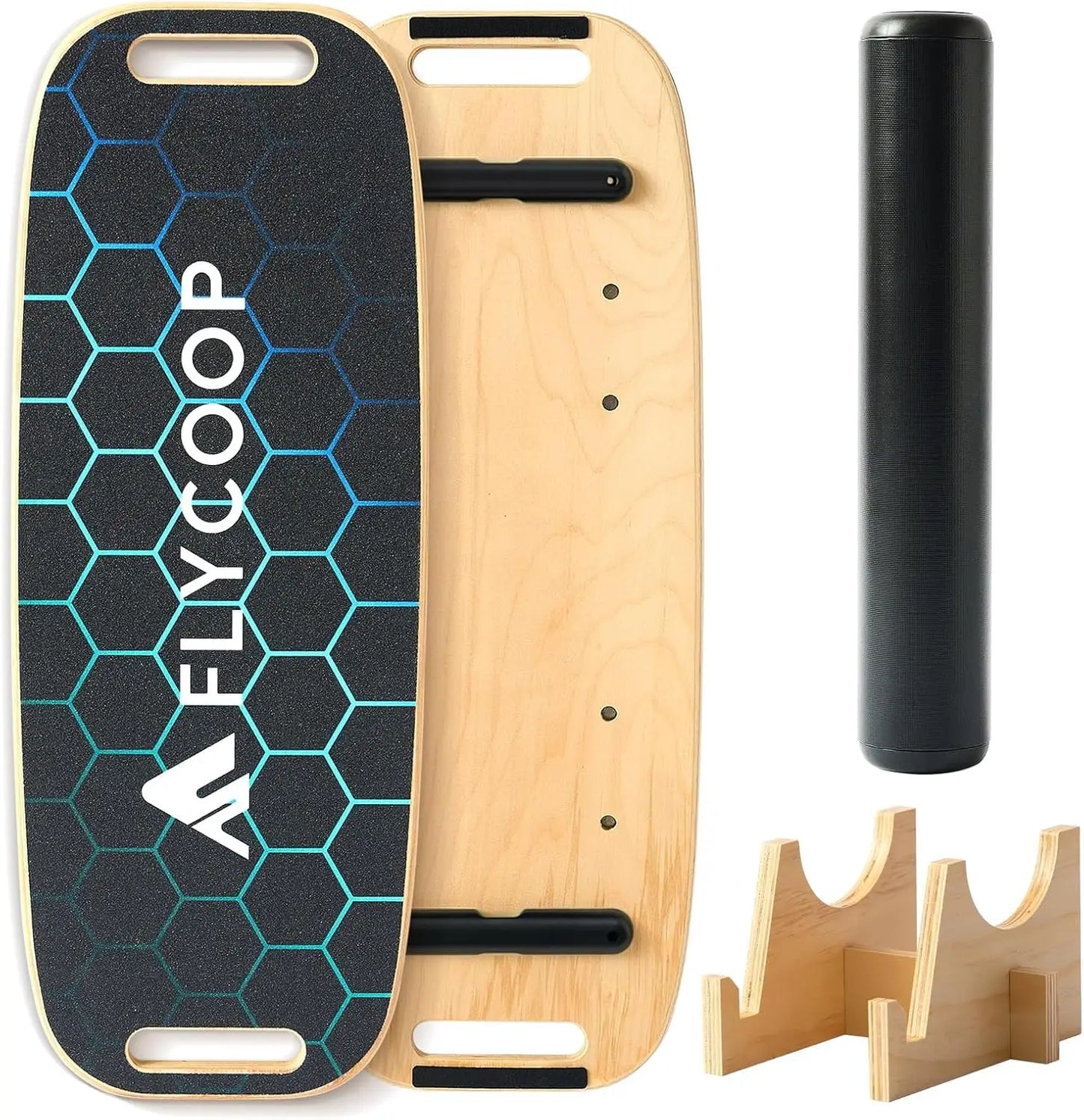 Adjustable Wobble Balance Board With Roller for Stability Training
