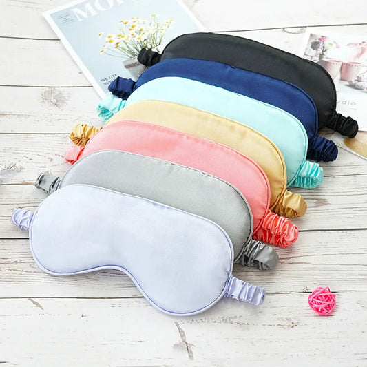 Imitated Silk Eye Patch Sleep Mask Travel Relaxation