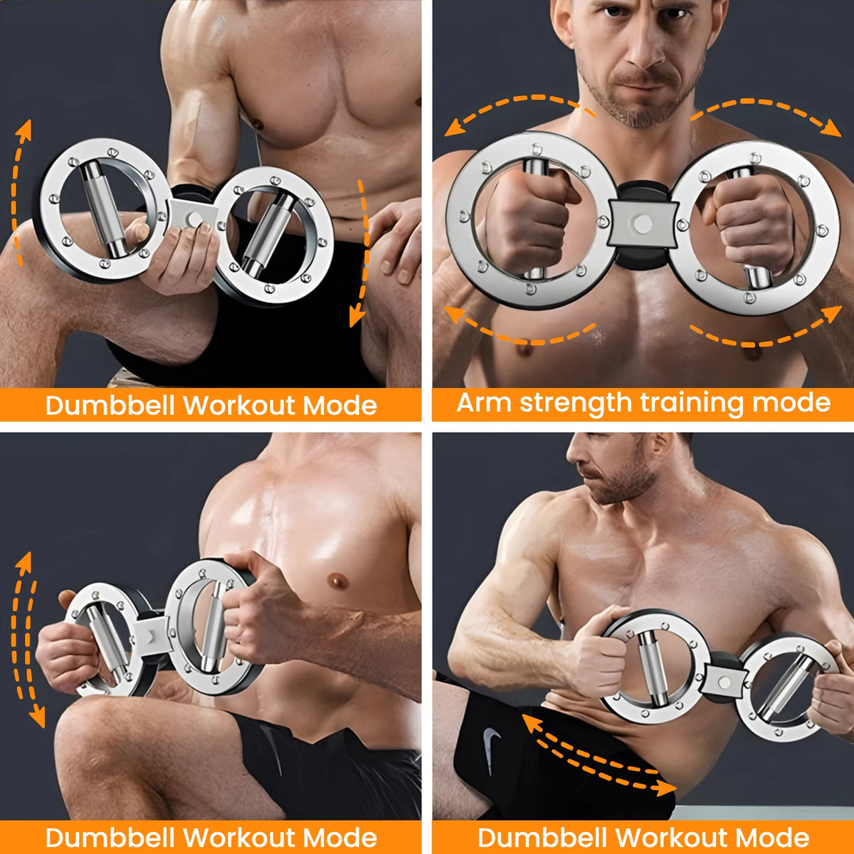 Adjustable Resistance Rotator Forearm Exerciser And Grip Trainer