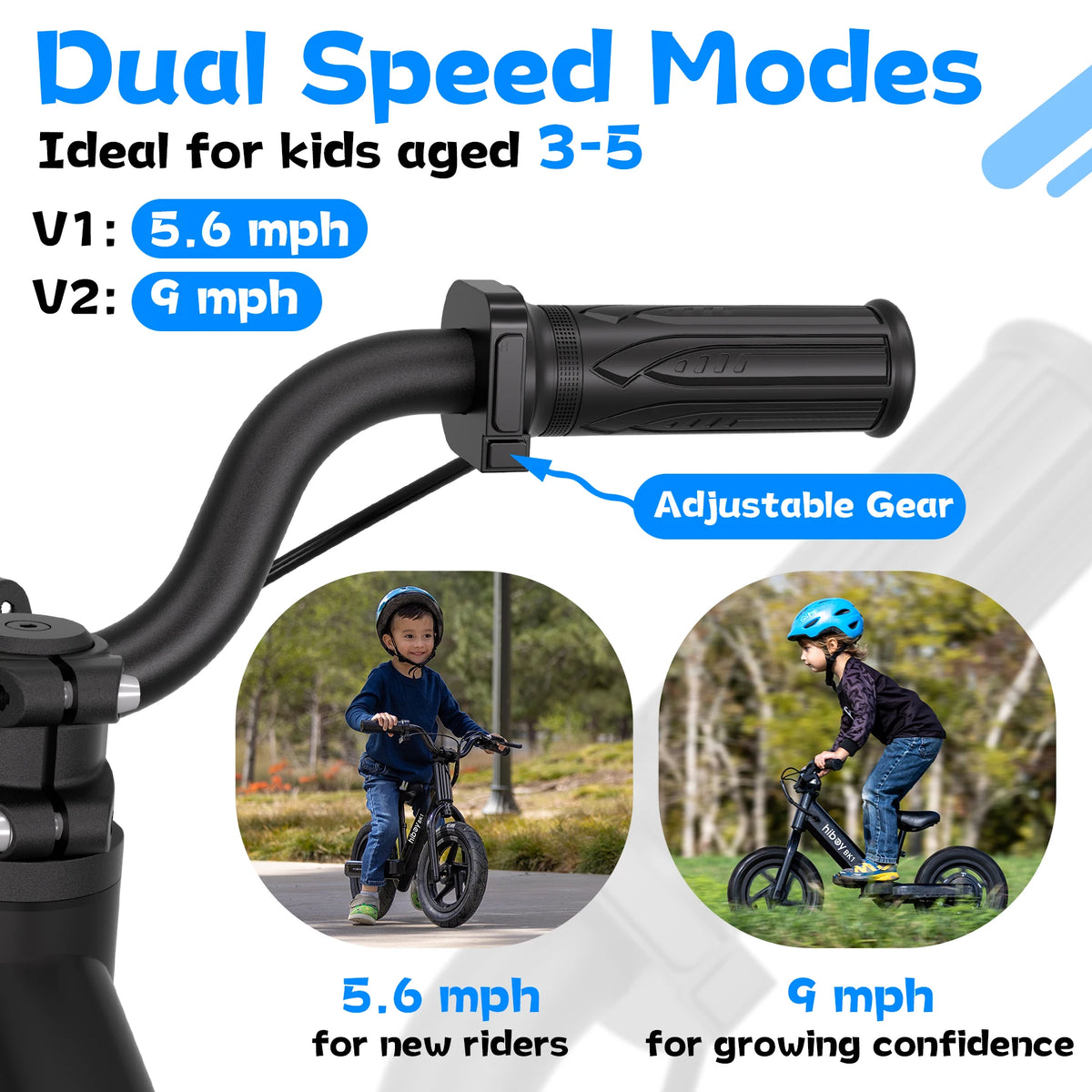 Hiboy Kids Electric Balance Bike With Adjustable Seat for Children