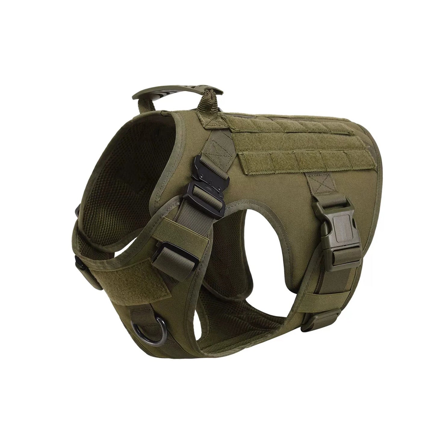 PETRAVEL Tactical Dog Harness Leash Molle Pouches