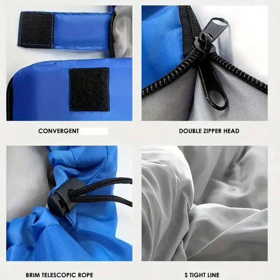 SB300 Lightweight Polyester Sleeping Bag For Adults 5C To 0C Hiking