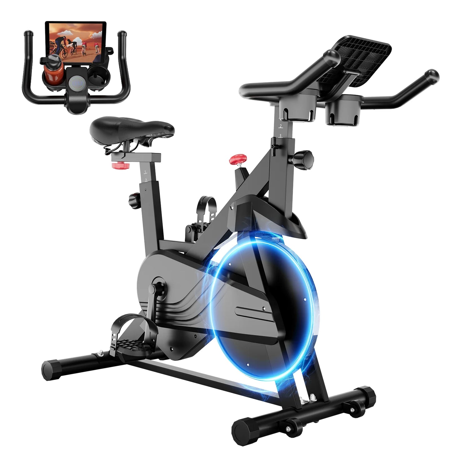 Superun Low Noise 32 Level Magnetic Resistance Exercise Bike