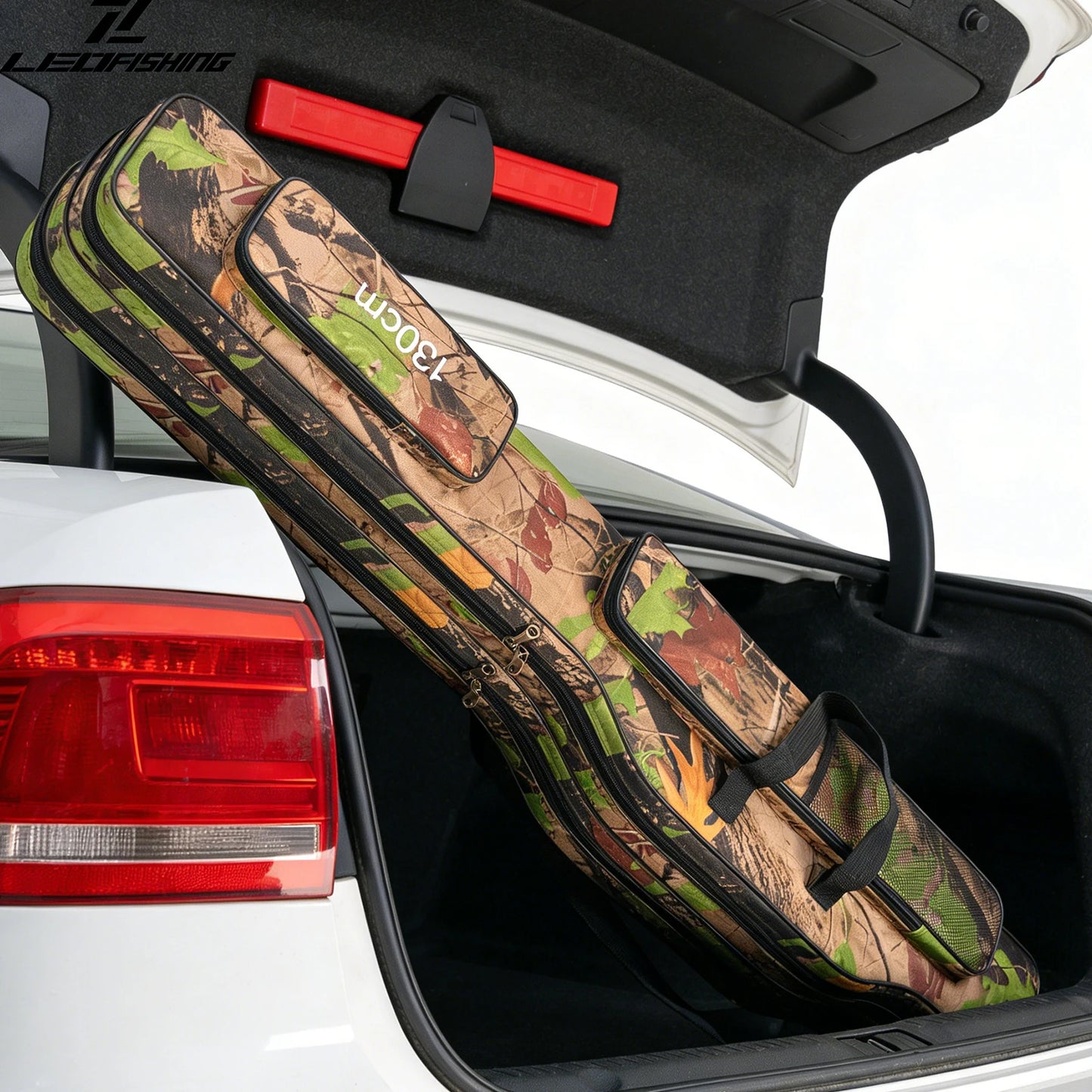 Fishing Pole Storage Bag Waterproof Oxford Case For Travel Use