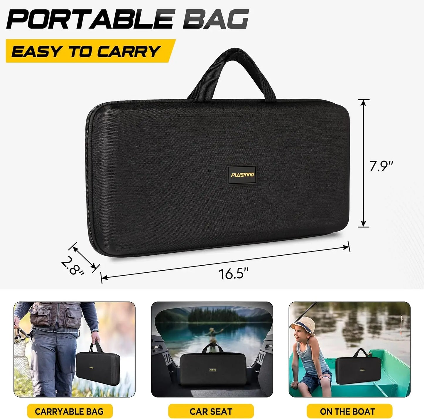 Carbon Fiber Telescopic Fishing Rod And Reel Combo Case