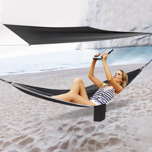 Camping Hammock With Mosquito Net Tent And Rain Fly