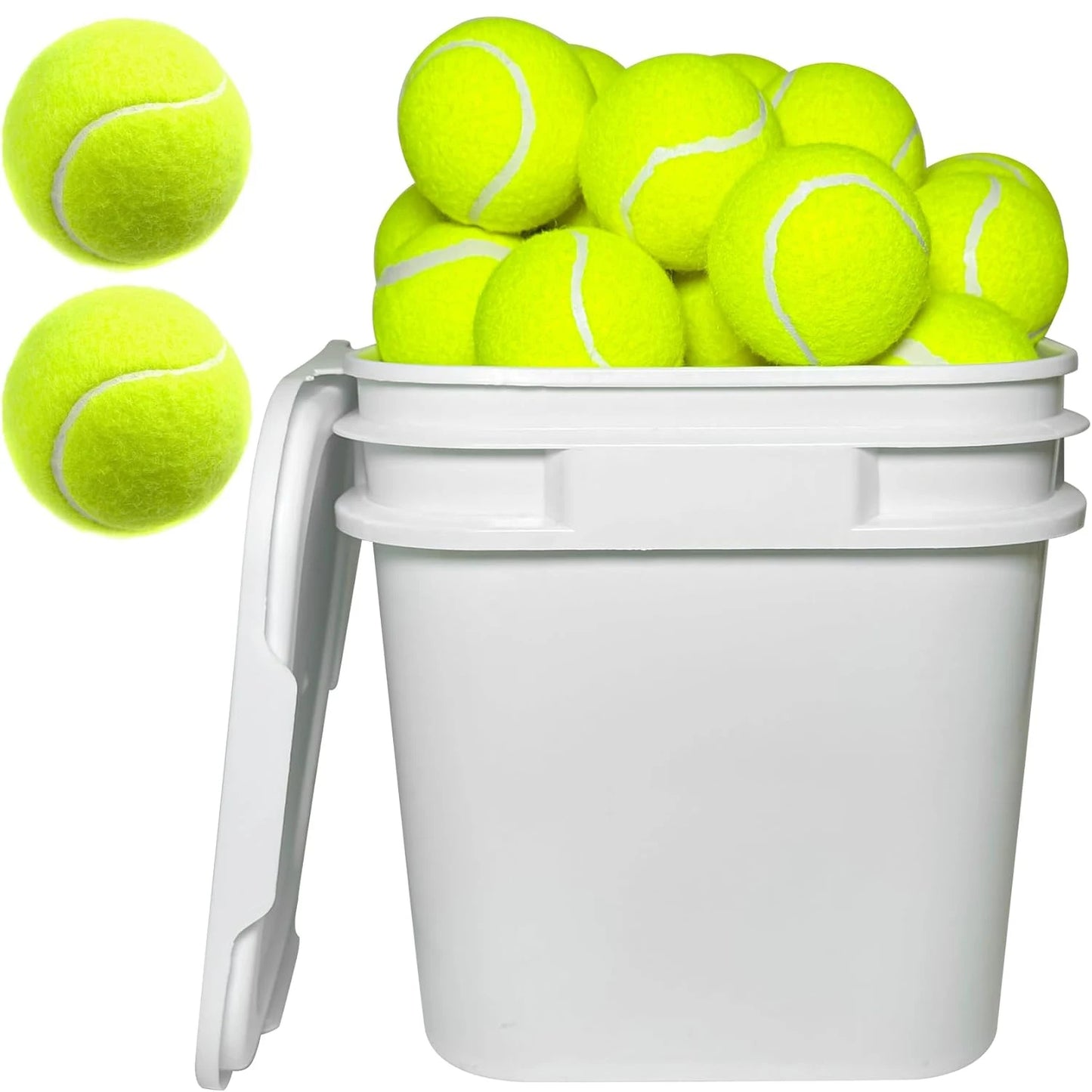 Tennis Balls Bucket 38 Pack For Training And Practice