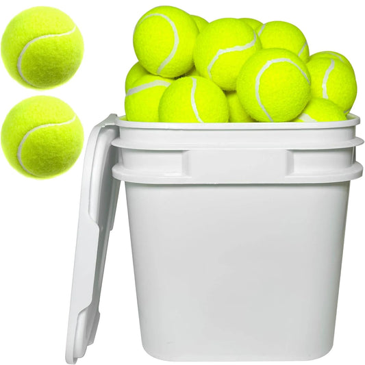Tennis Balls Bucket 38 Pack For Training And Practice