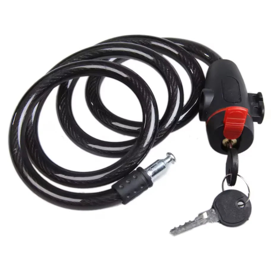 Heavy Duty Motorcycle Chain Lock Anti Theft With Two Keys