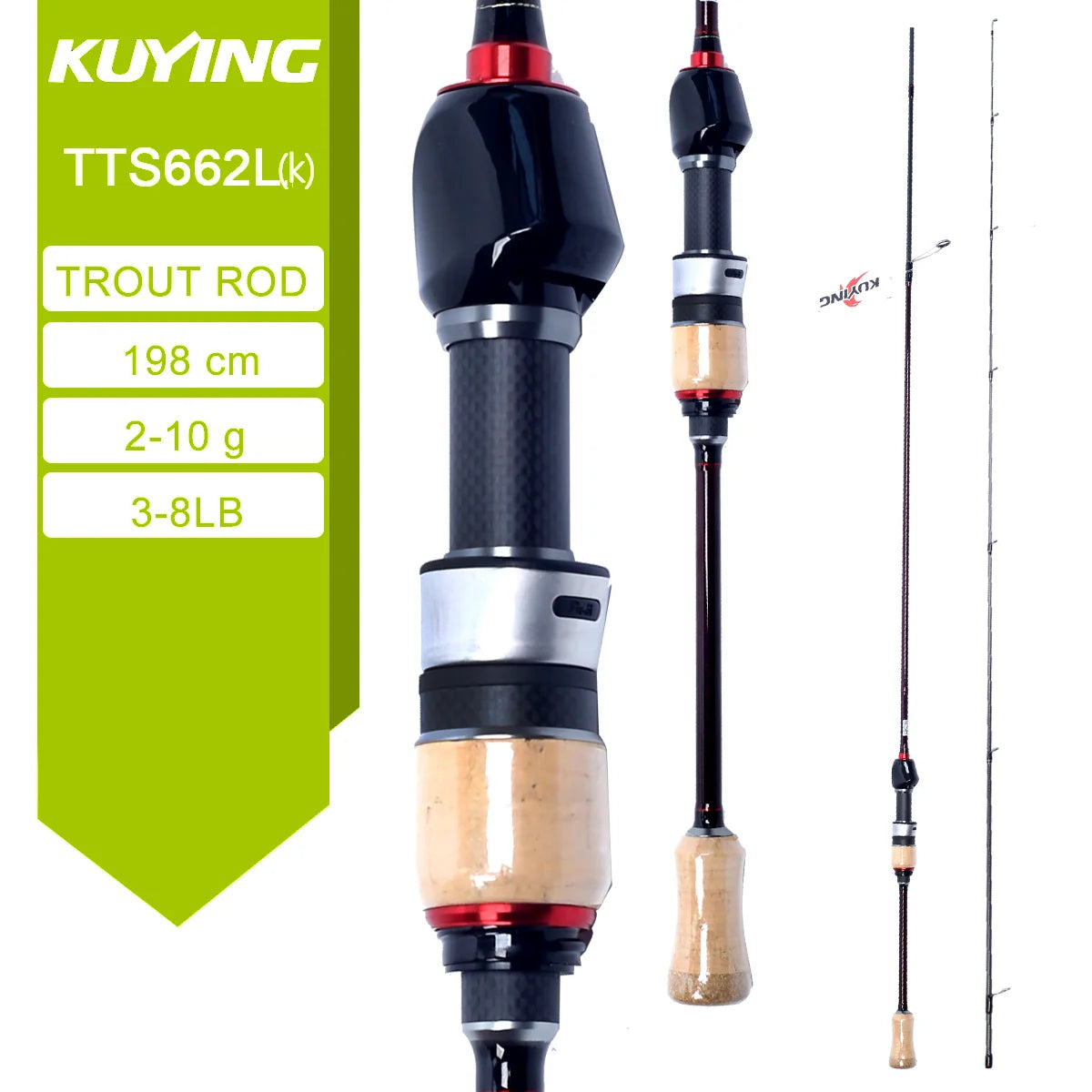 Kuying Teton Lure Rod For Casting And Spinning River Fishing