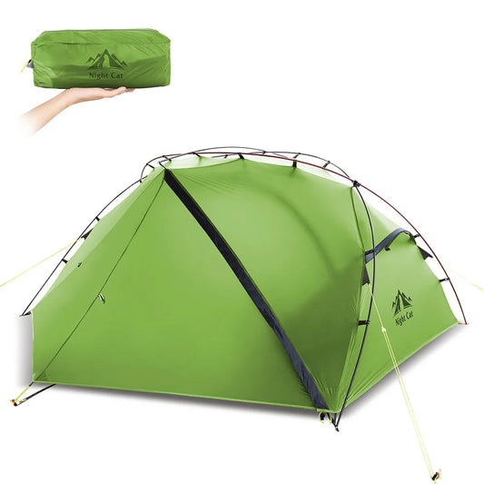 Night Cat Ultralight Two Person Backpacking Tent Waterproof Shelter