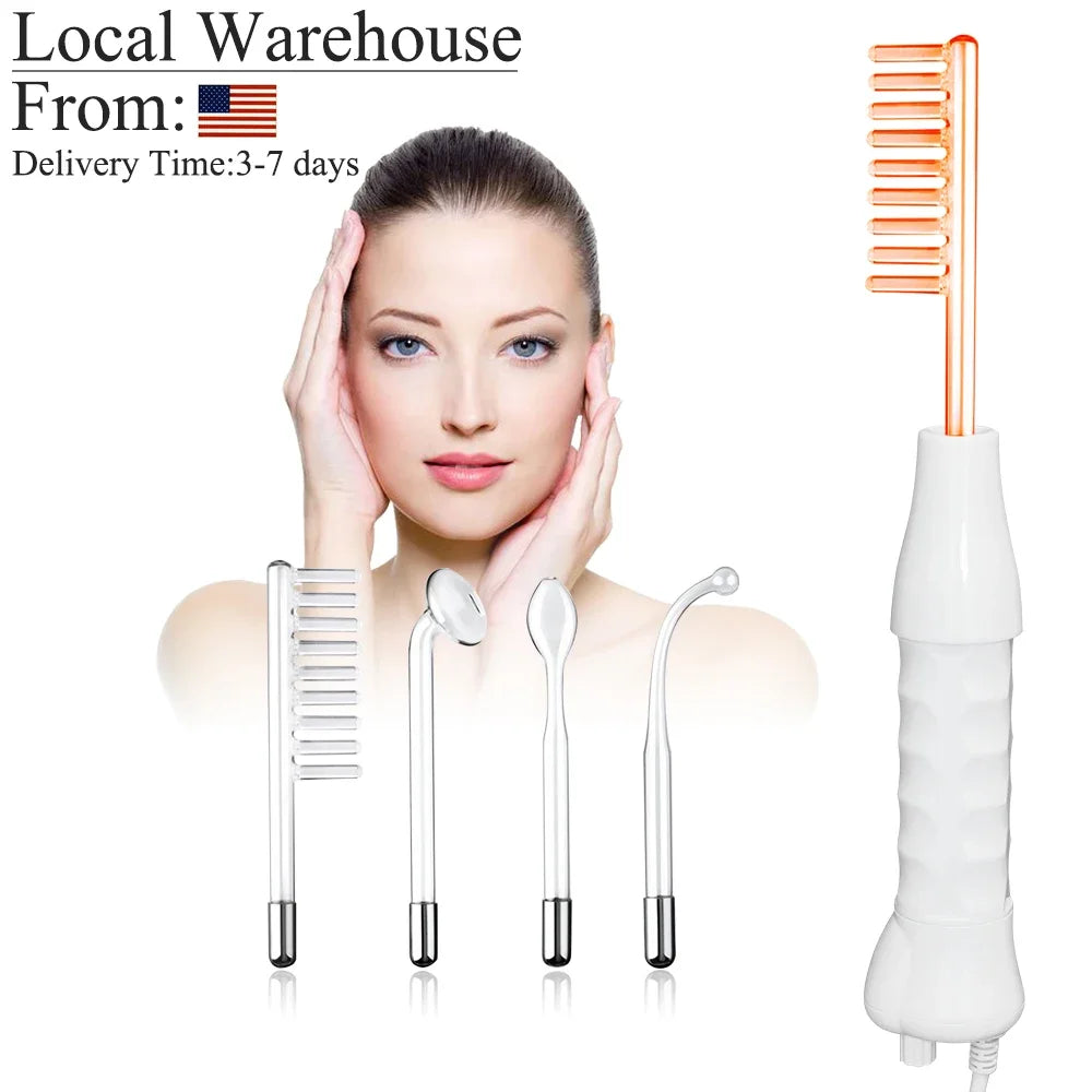 Four In One High Frequency Facial Therapy Device For Acne