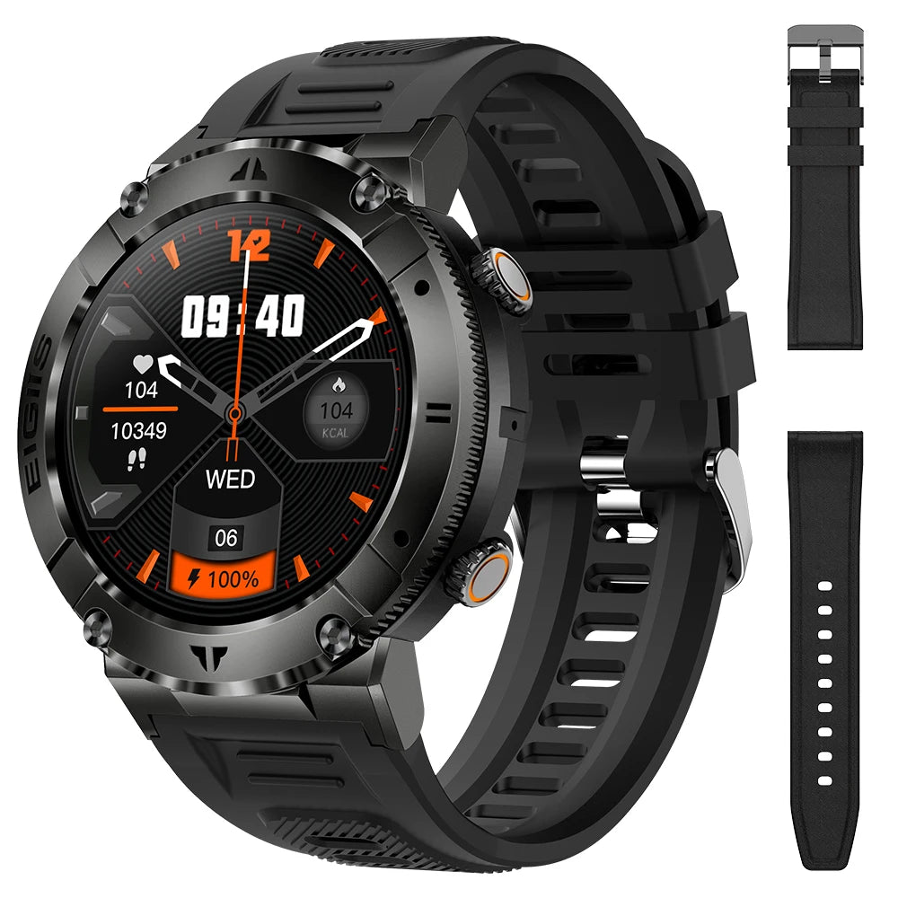 LaNikar Smart Watch Men Bluetooth Call Blood Pressure Fitness Tracker