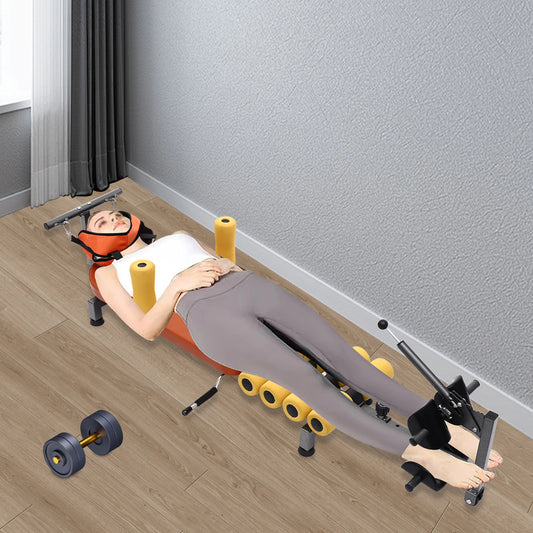 Back Adjustable Training Bench For Neck And Spine Stretching Device Portable